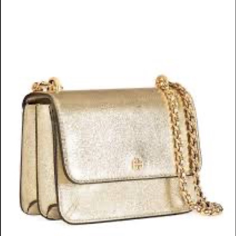 Tory Burch Gold Handbag 🌟 USED ONCE 🌟PERFECT CONDITION! 🌟